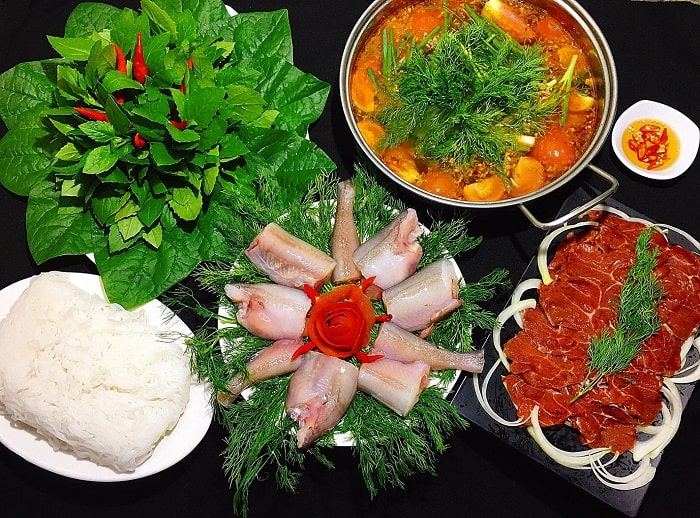 Lẩu cá khoai Quảng Bình 